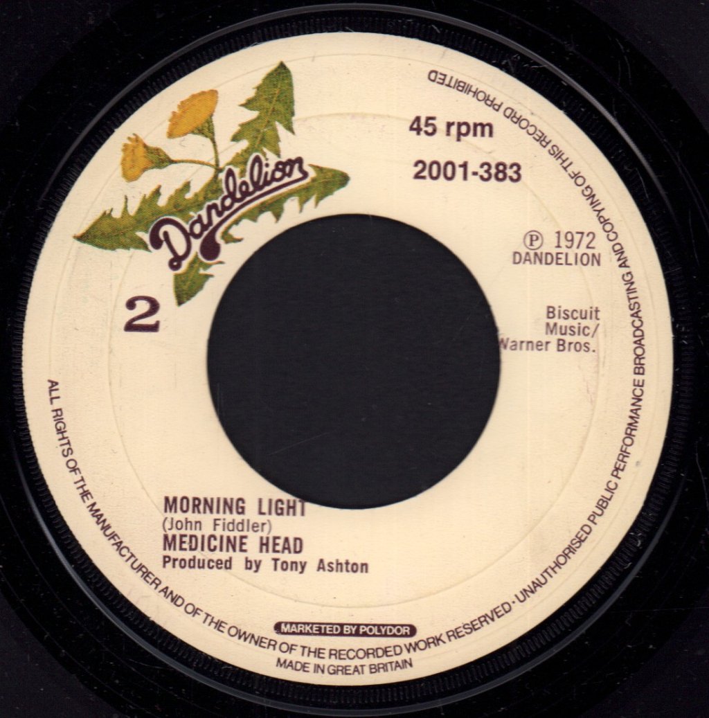 Medicine Head - How Does It Feel - 7 Inch