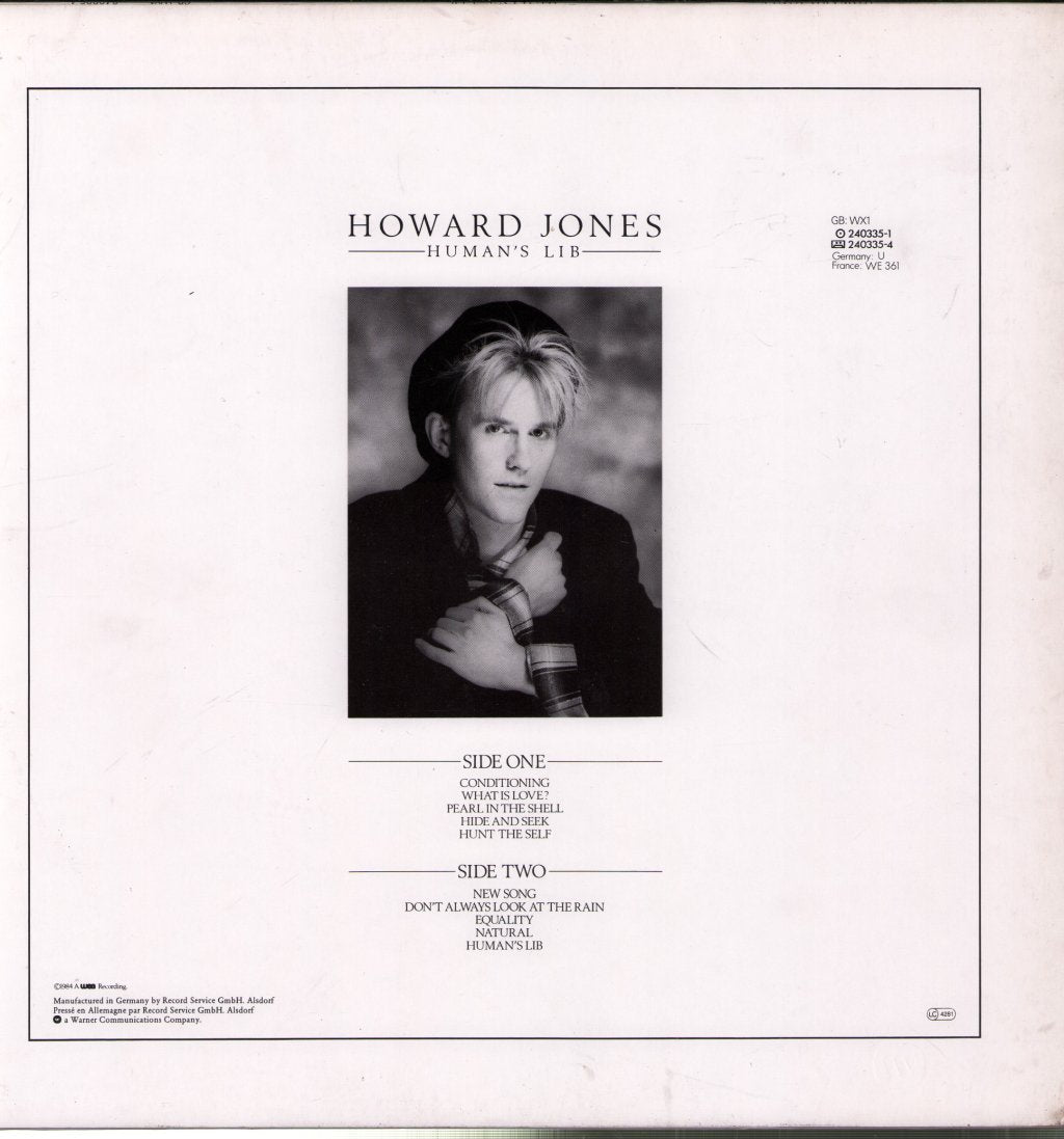 Howard Jones - Human's Lib - Lp