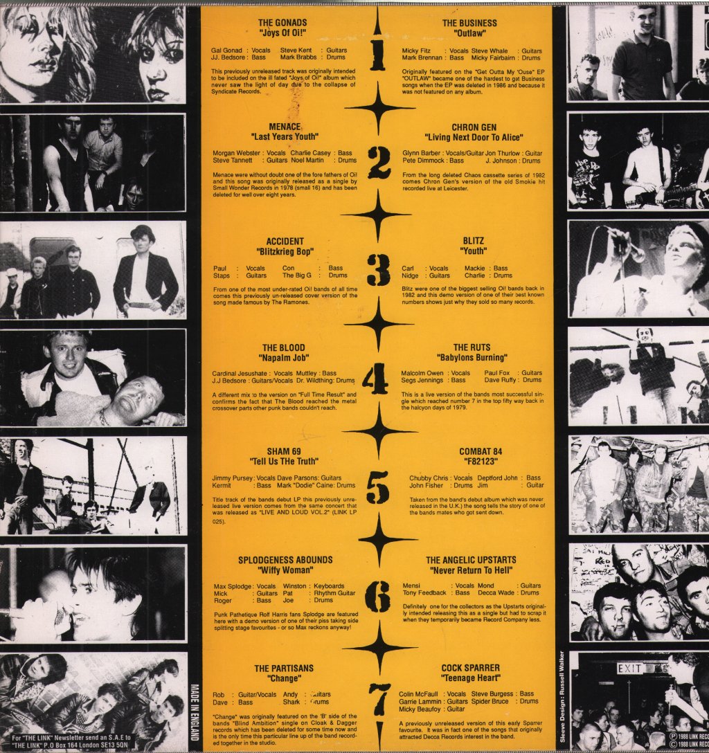Various Artists - Oi! Chartbusters Volume 3 - Lp