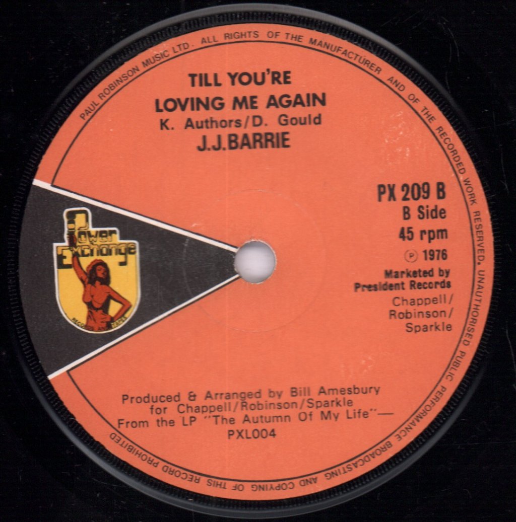 J.j. Barrie - No Charge - 7 Inch