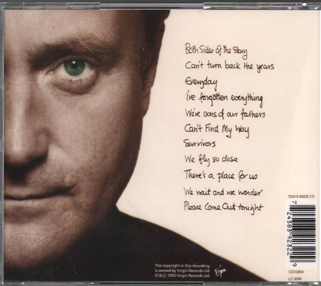 Phil Collins - Both Sides - Cd