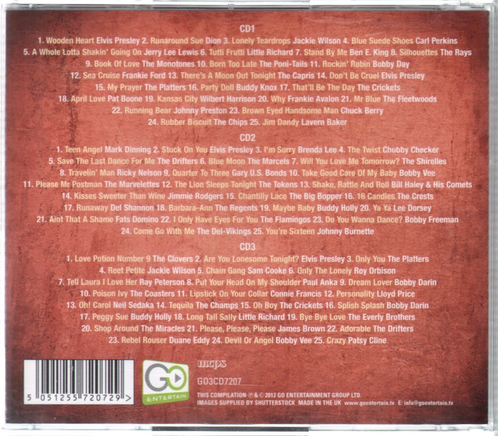 Various Artists - American Rock'N'Roll Anthems 2 - Triple Cd