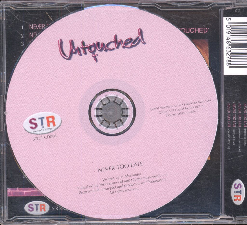 Untouched - Never Too Late - Cd