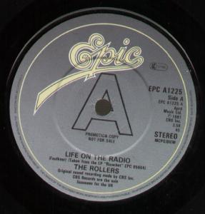 Rollers - Life On The Radio - 7 Inch