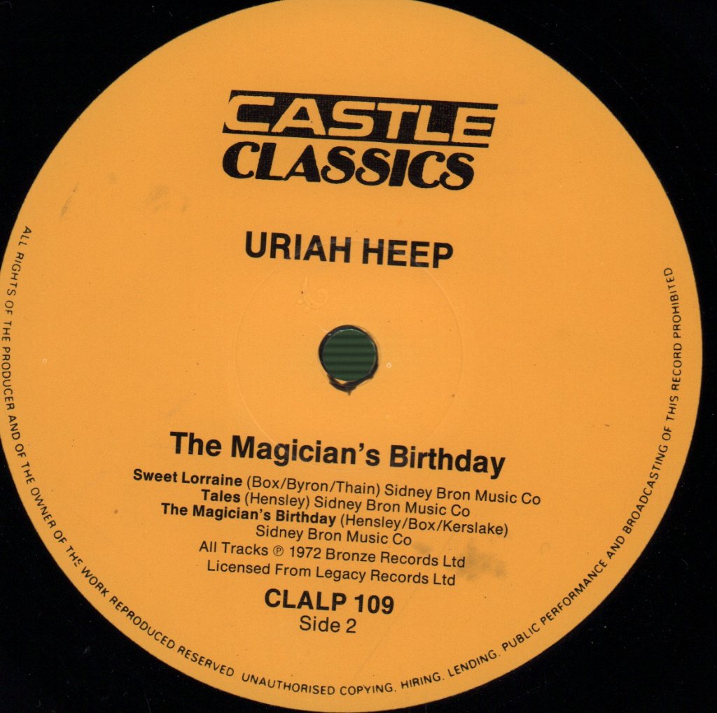 Uriah Heep - Magician's Birthday - Lp