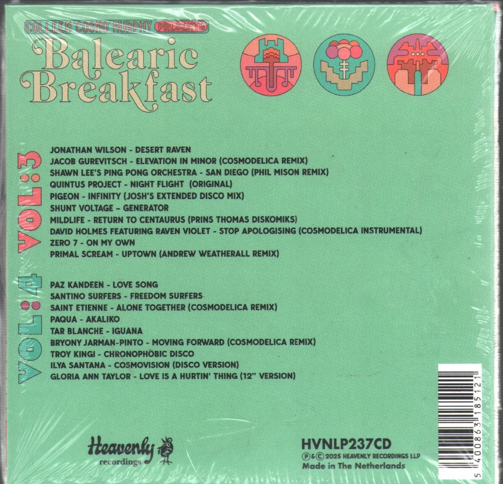 Colleen 'Cosmo' Murphy presents - Balearic Breakfast Volumes 3 & 4 - Double Cd