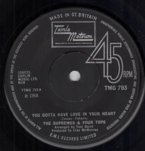 Supremes And Four Tops - You Gotta Have Love In Your Heart - 7 Inch