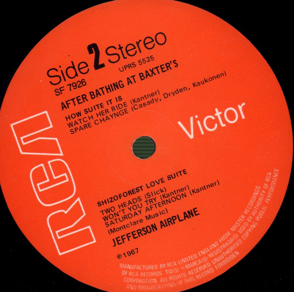 Jefferson Airplane - After Bathing At Baxter's - Lp