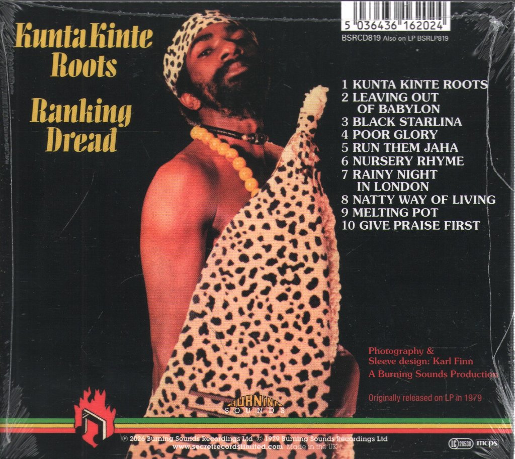 Ranking Dread - Kunta Kinte Roots - Cd