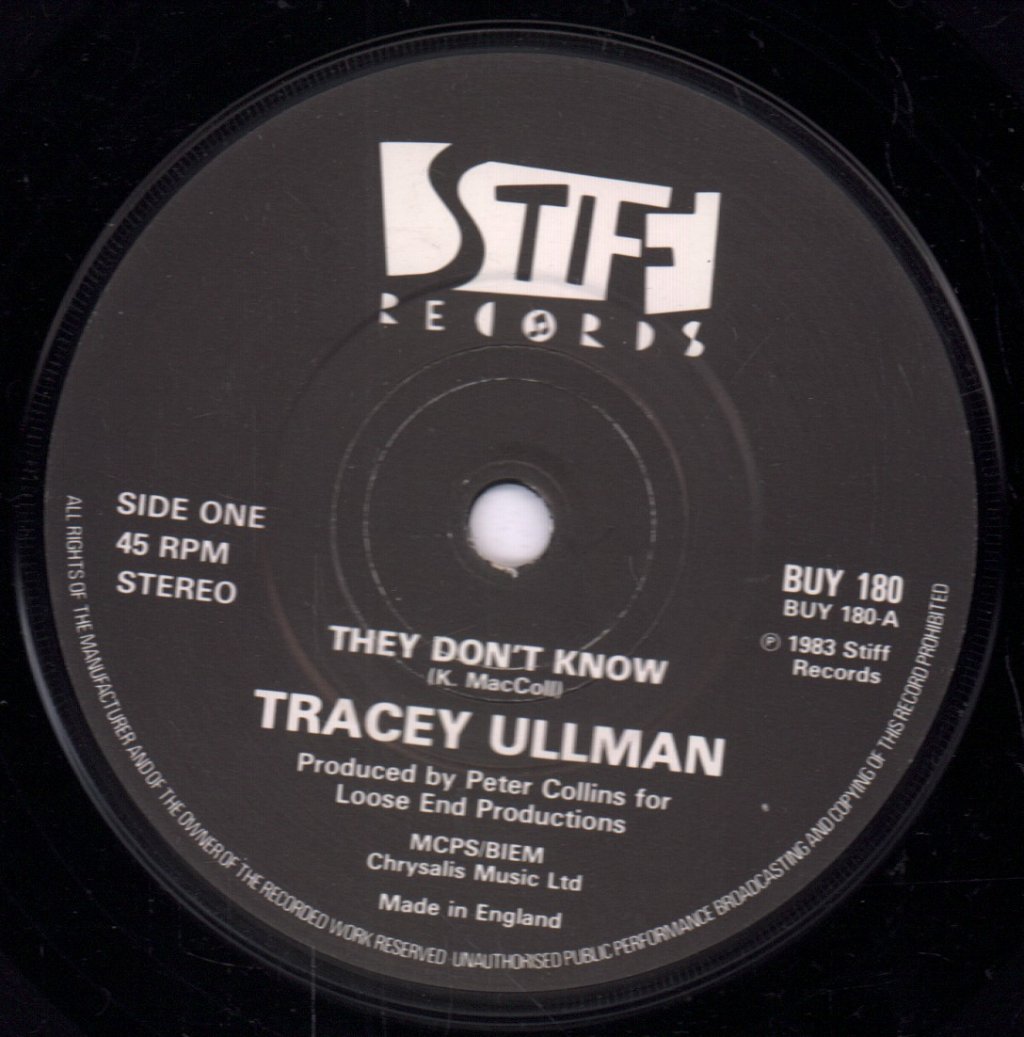 Tracey Ullman - They Don't Know - 7 Inch