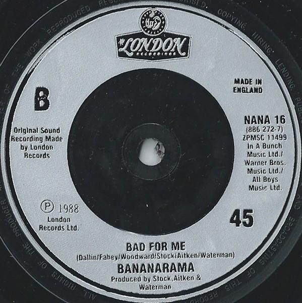 Bananarama - I Want You Back - 7 Inch