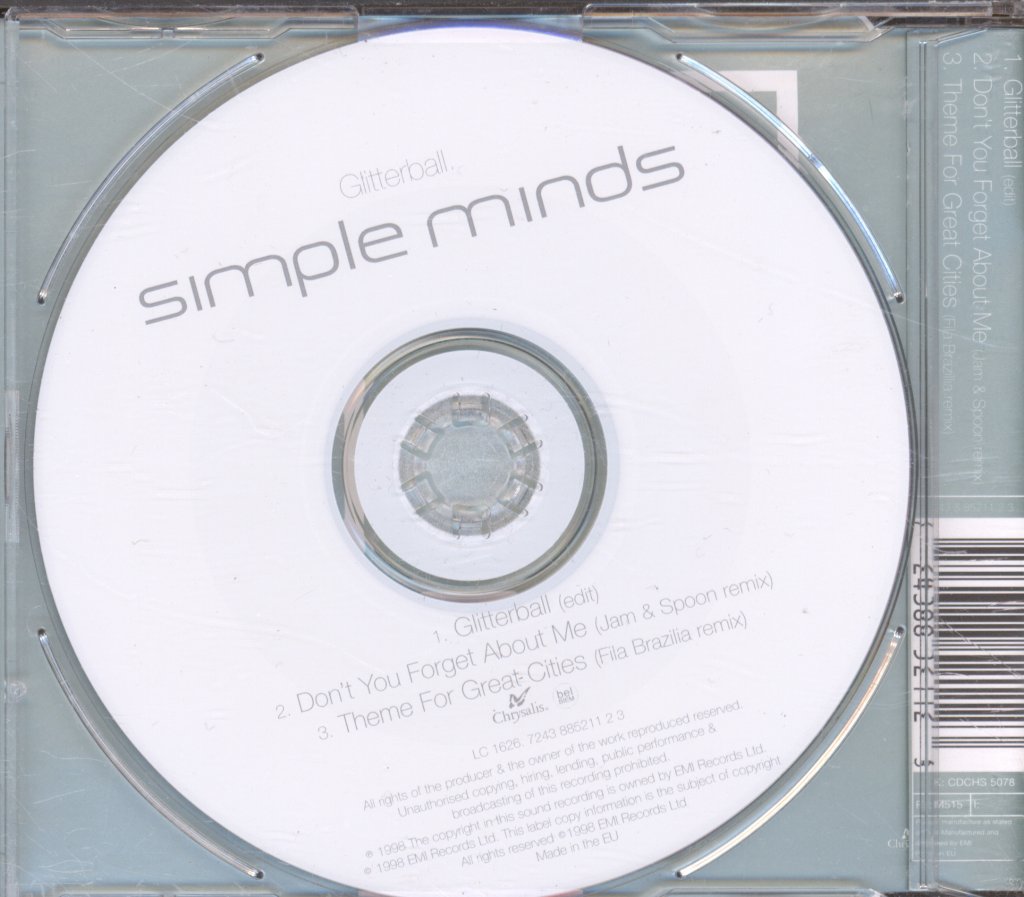 Simple Minds - Glitterball - Cd