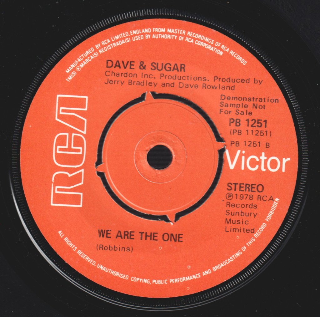 Dave And Sugar - Gotta Quit Lookin' At You Baby - 7 Inch