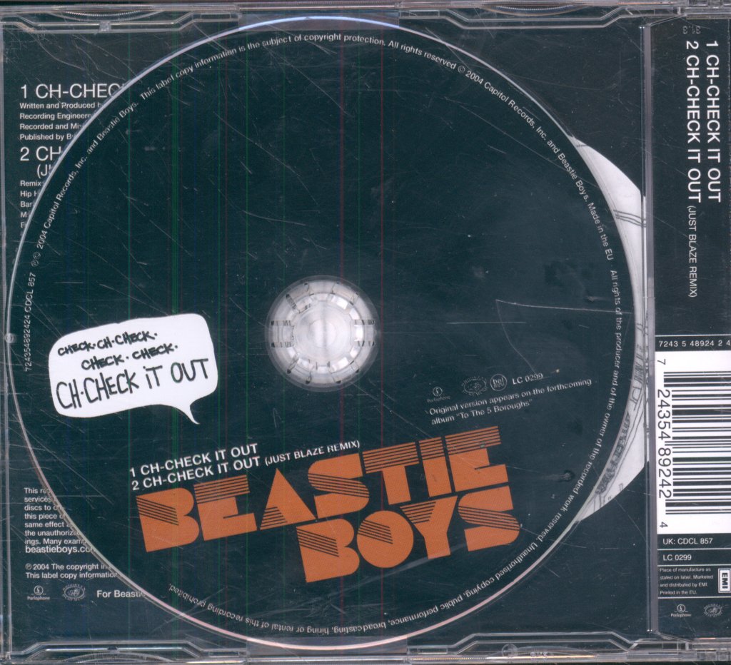 Beastie Boys - Ch-Check It Out - Cd