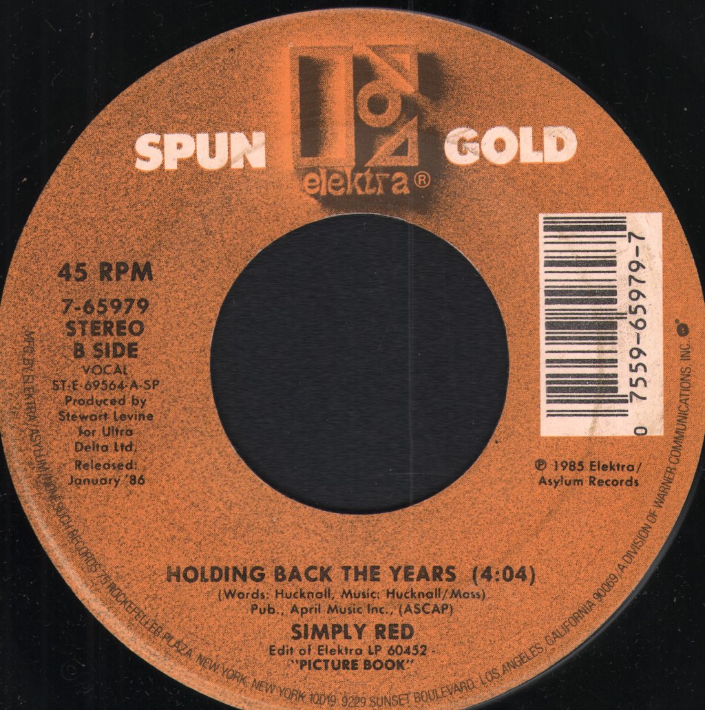 Simply Red - Money's Too Tight To Mention / Holding Back The Years - 7 Inch