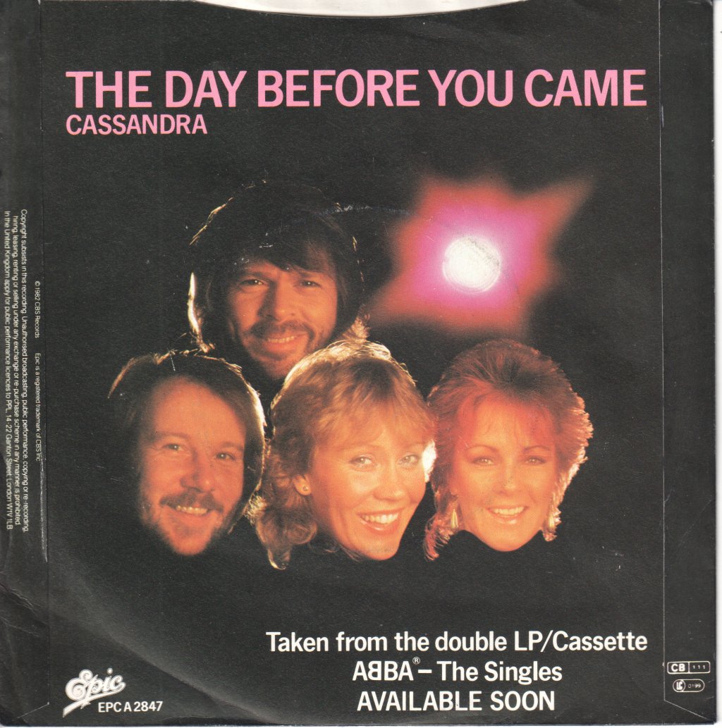 ABBA - Day Before You Came - 7 Inch