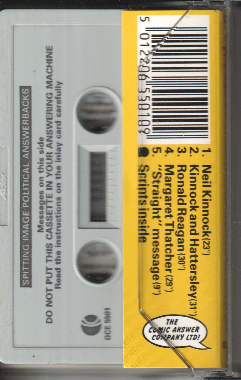 Spitting Image - Political Answerbacks for your answerphone - Cassette