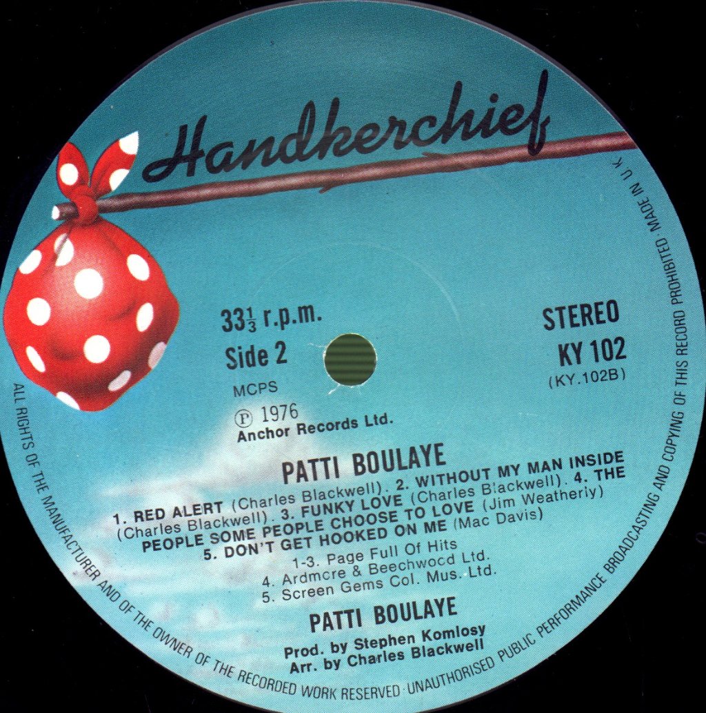 Patti Boulaye - Patti Boulaye - Lp