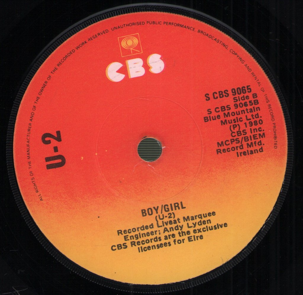 U2 - I Will Follow - 7 Inch