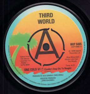 Third World (Reggae) - One Cold Vibe - 7 Inch