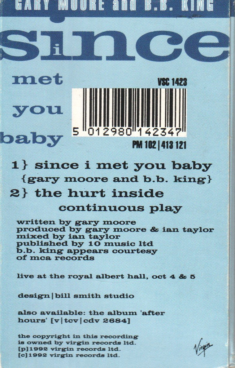 Gary Moore And B.b.king - Since I Met You Baby - Cassette