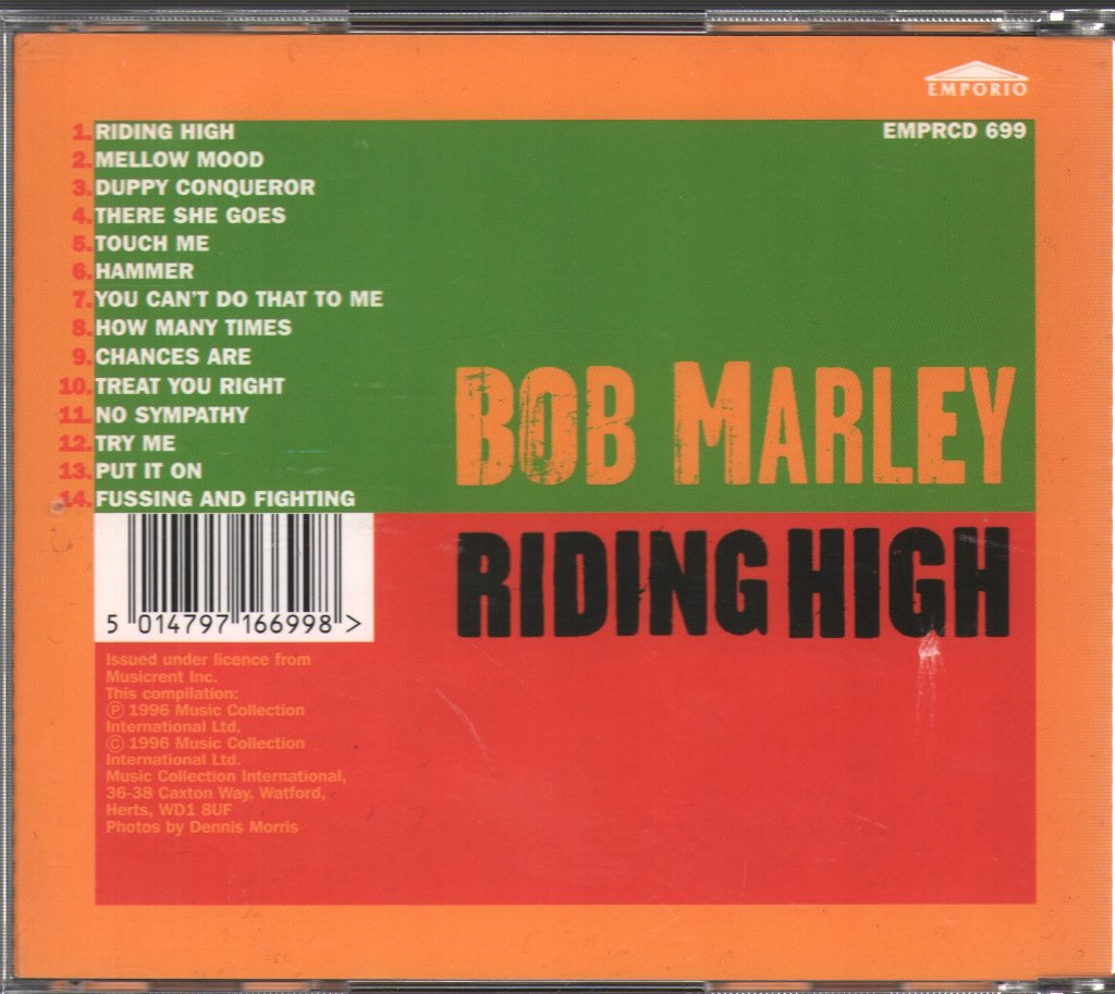 Bob Marley - Riding High - Cd