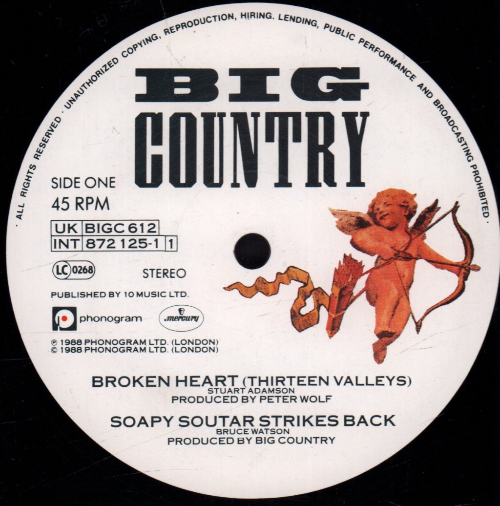 Big Country - Broken Heart - 12 Inch