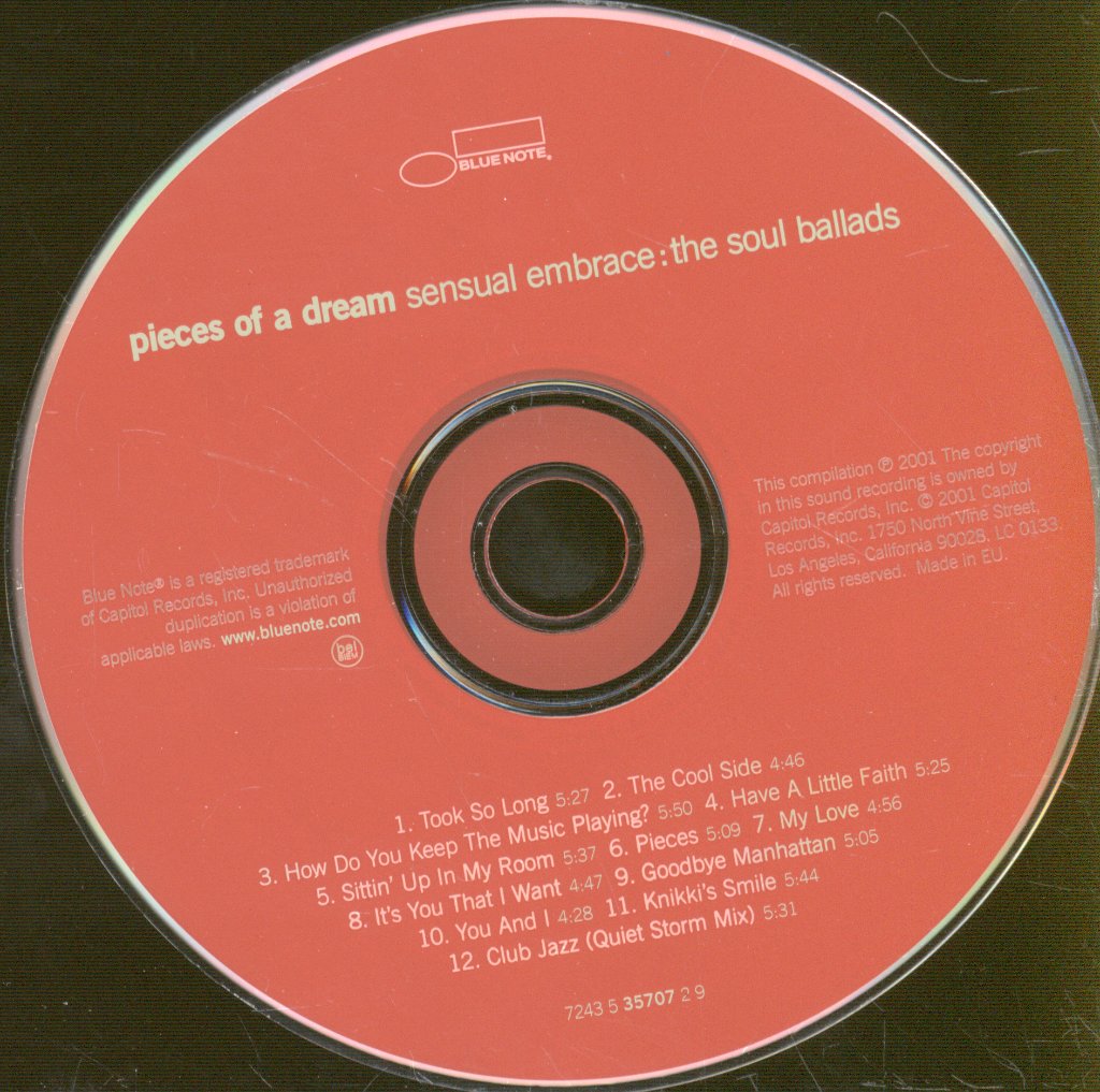 Pieces Of A Dream - Sensual Embrace (The Soul Ballads) - Cd