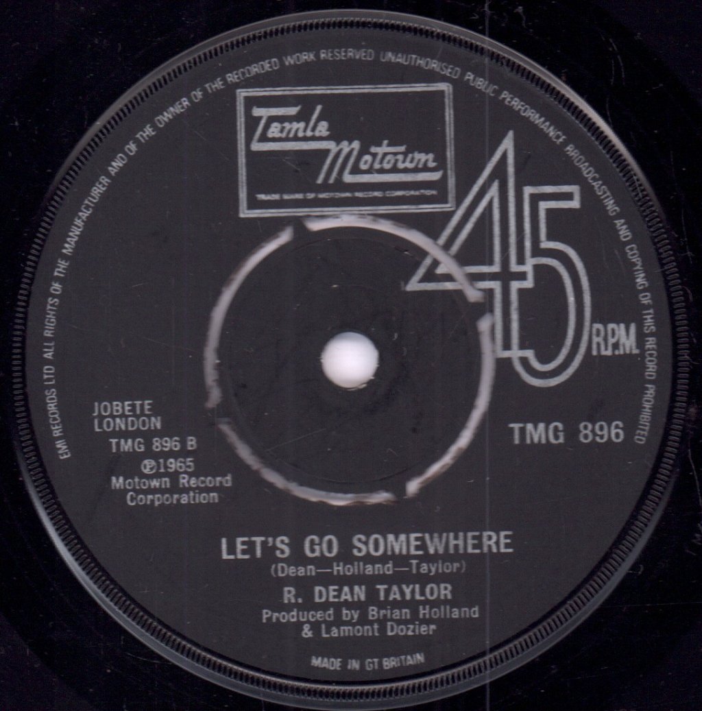 R.Dean Taylor - There's A Ghost In My House - 7 Inch