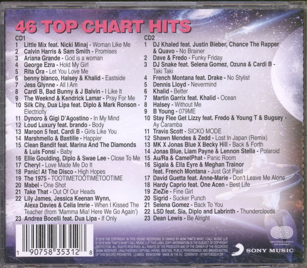 Various Artists - Now That's What I Call Music! 101 - Double Cd