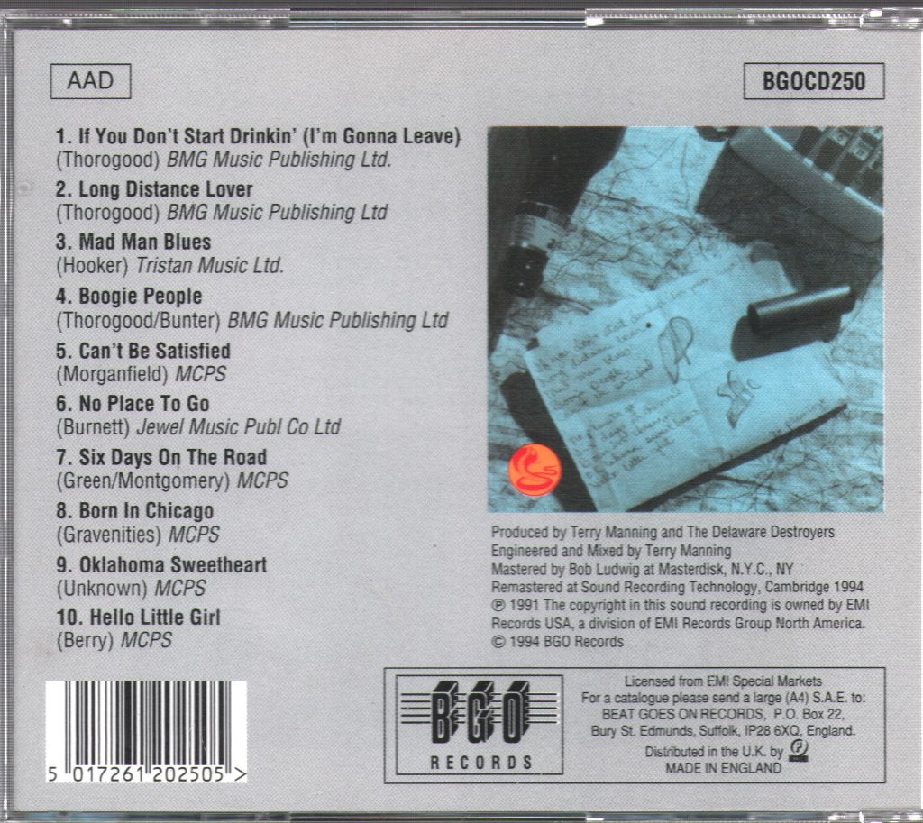 George Thorogood & The Destroyers - Boogie People - Cd