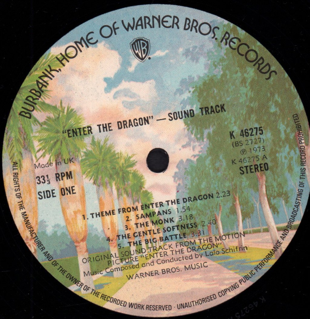 Lalo Schifrin - Enter The Dragon - Lp