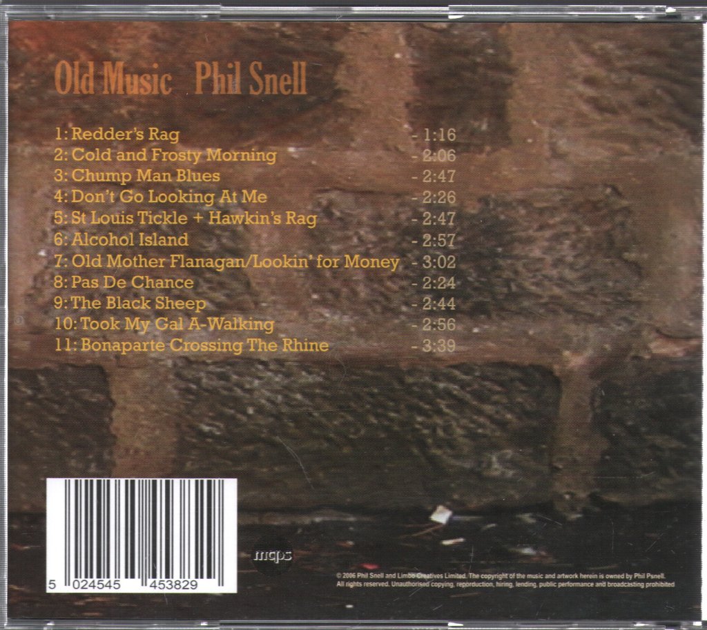 Phil Snell - Old Music - Cd