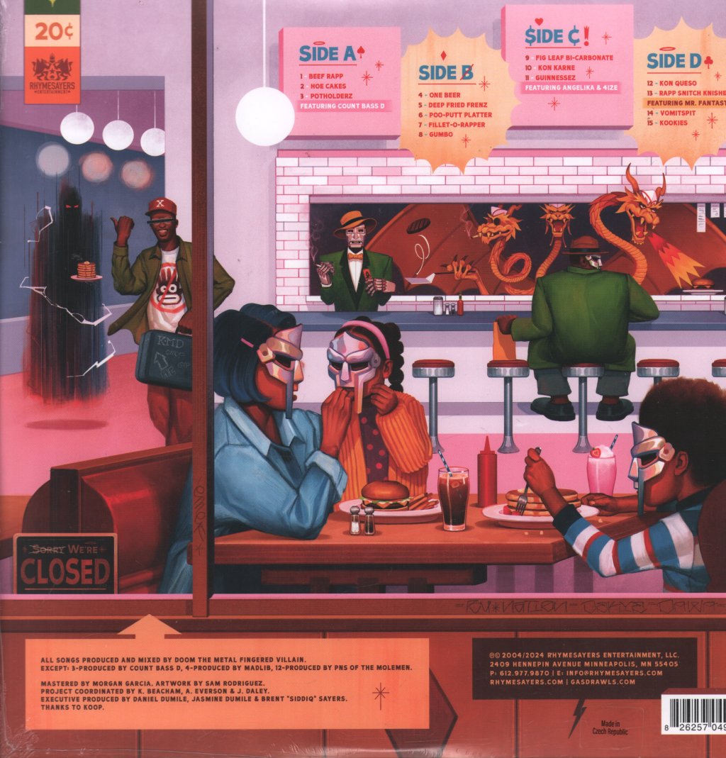 MF DOOM - Mm..Food (20th Anniversary Edition) - Double Lp