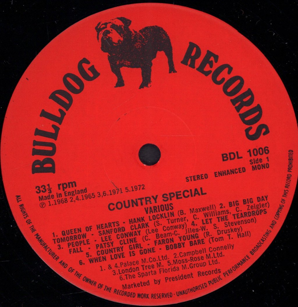 Various Artists - Country Special - Lp