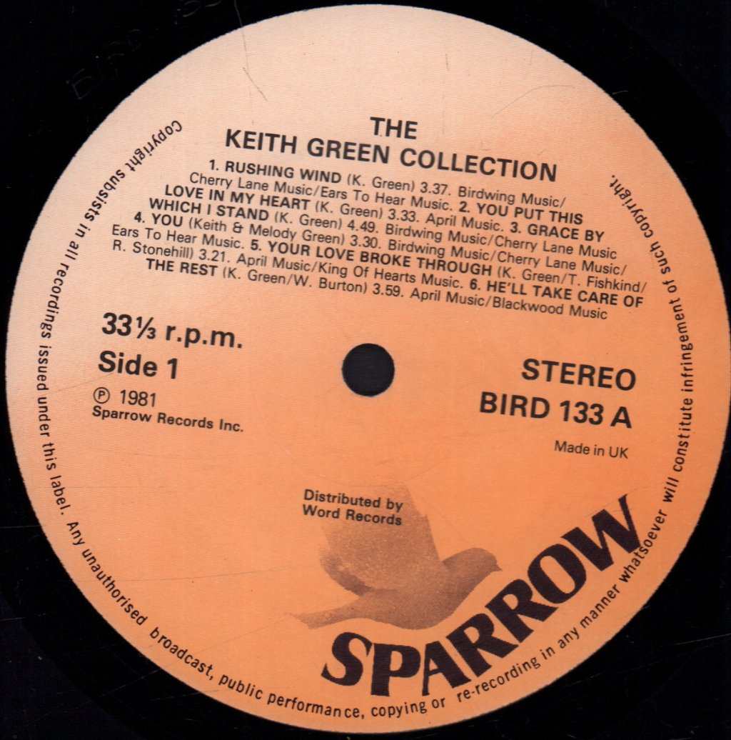 Keith Green - Collection - Lp