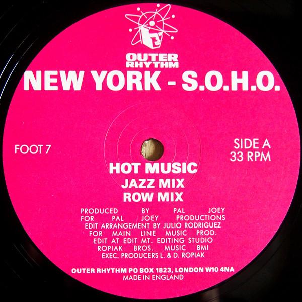 New York - S.O.H.O. - Hot Music / Give It Up - 12 Inch