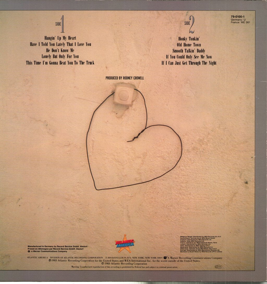 Sissy Spacek - Hangin' Up My Heart - Lp