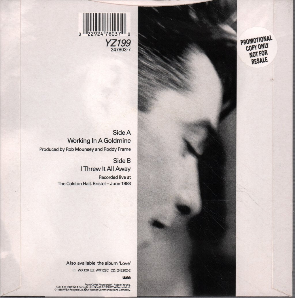 Aztec Camera - Working In A Goldmine - 7 Inch