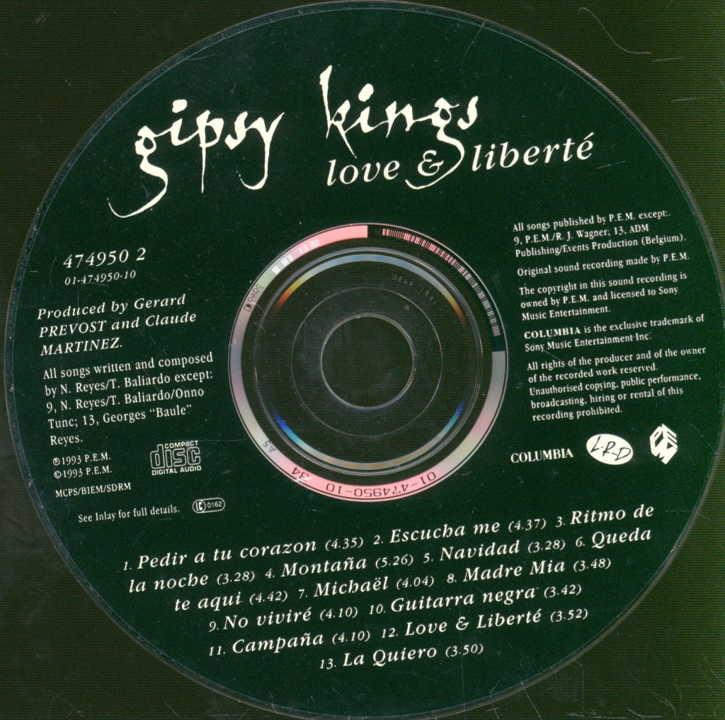 Gipsy Kings - Love & Liberté - Cd