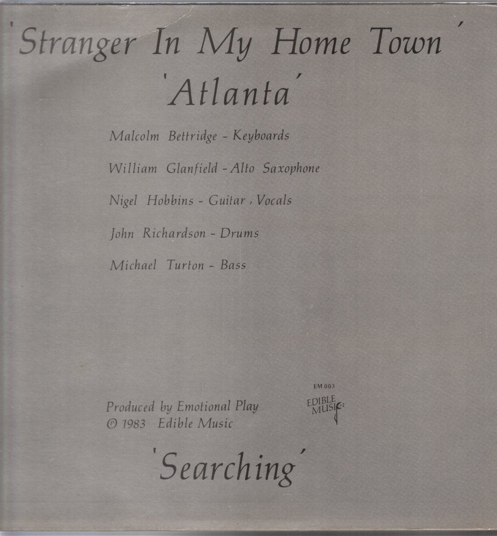 Emotional Play - Stranger In My Home Town - 12 Inch