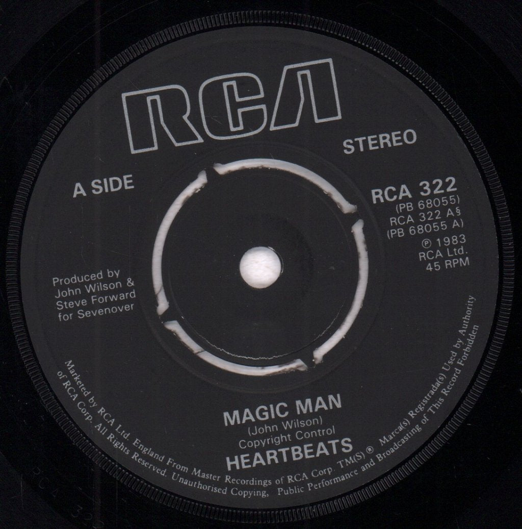 Heartbeats (Early 80'S Mod Group) - Magic Man - 7 Inch
