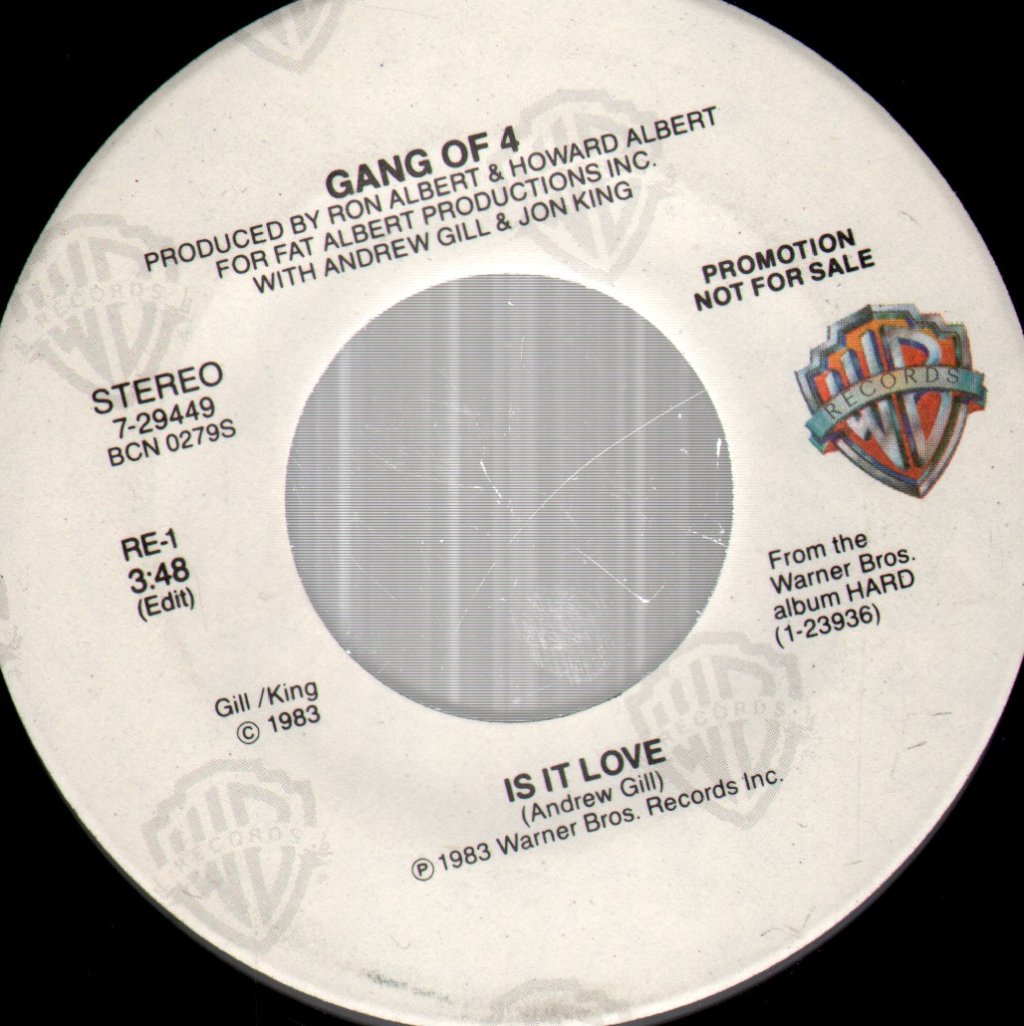 Gang Of Four - Is It Love - 7 Inch