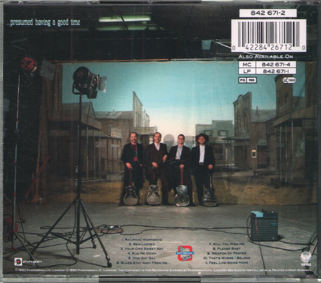Notting Hillbillies - Missing... Presumed Having A Good Time - Cd