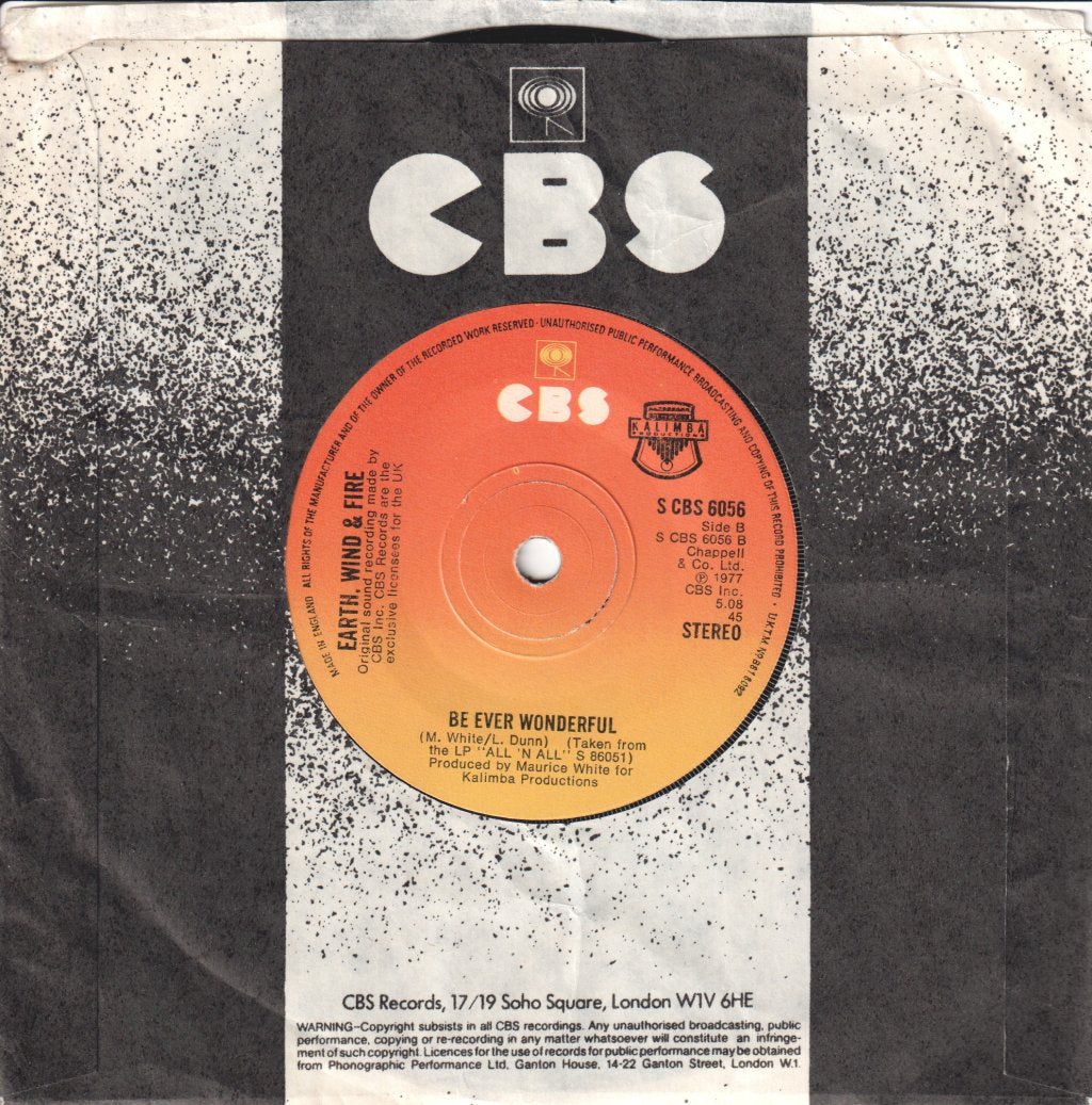 Earth Wind And Fire - Fantasy - 7 Inch