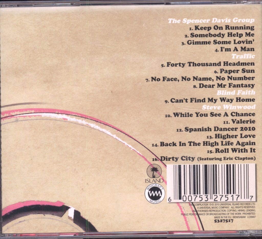 Steve Winwood - Revolutions: The Very Best Of Steve Winwood - Cd