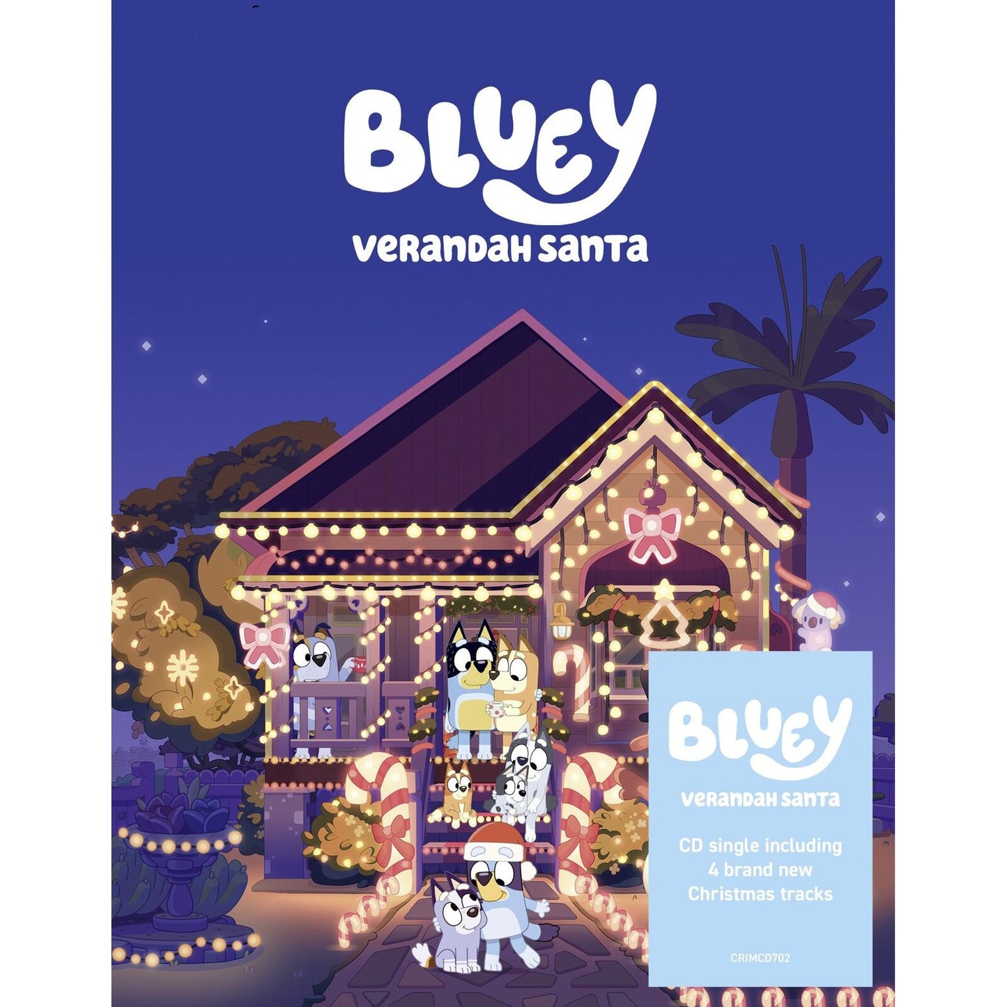 Bluey - Verandah Santa - Cd