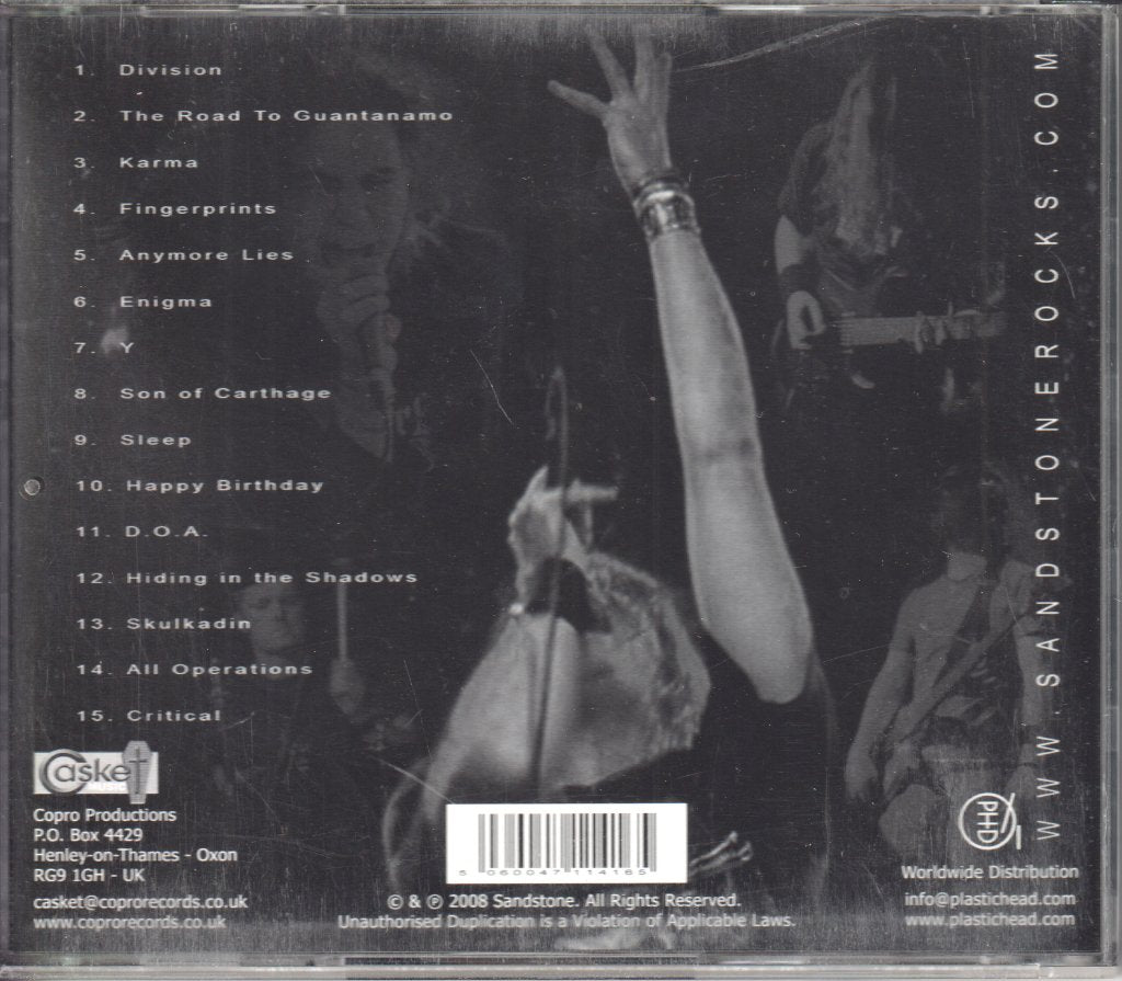 Sandstone - Purging The Past - Cd