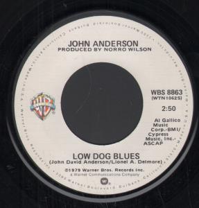 John Anderson - Low Dog Blues - 7 Inch