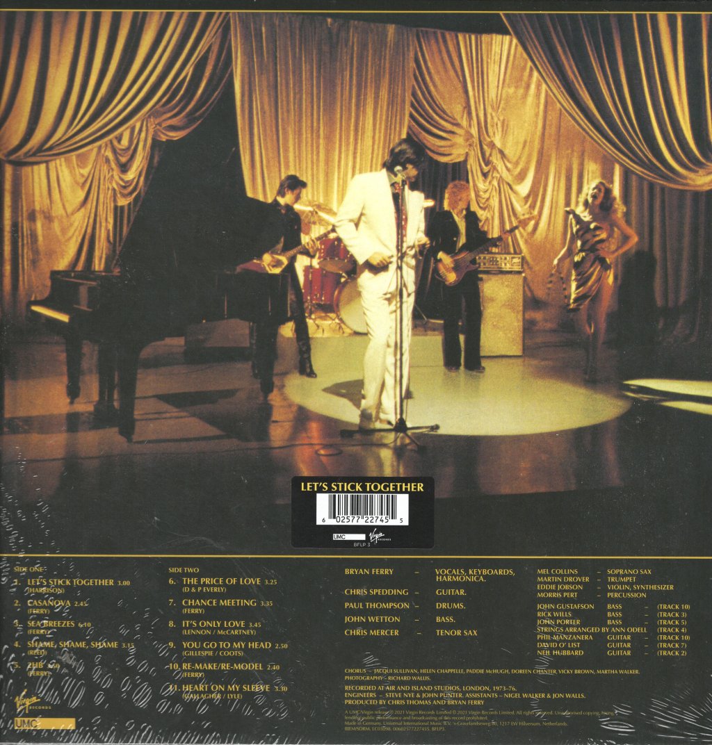 Bryan Ferry - Let's Stick Together - Lp